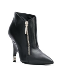 schwarze Leder Stiefeletten von Giuseppe Zanotti Design