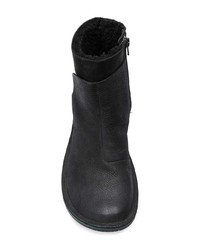 schwarze Leder Stiefeletten von Camper