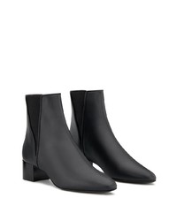 schwarze Leder Stiefeletten von Giuseppe Zanotti