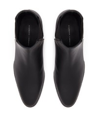 schwarze Leder Stiefeletten von Giuseppe Zanotti