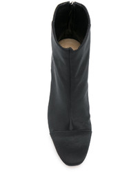 schwarze Leder Stiefeletten von Alexandre Birman