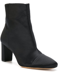 schwarze Leder Stiefeletten von Alexandre Birman