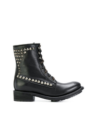 schwarze Leder Stiefeletten von Ash