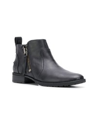 schwarze Leder Stiefeletten von UGG Australia