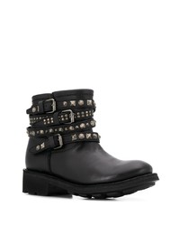 schwarze Leder Stiefeletten von Ash