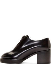 schwarze Leder Stiefeletten von Acne Studios