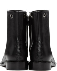 schwarze Leder Stiefeletten von Proenza Schouler