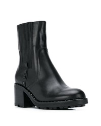 schwarze Leder Stiefeletten von Ash