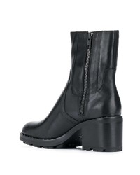 schwarze Leder Stiefeletten von Ash