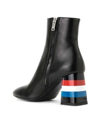 schwarze Leder Stiefeletten von Sonia Rykiel