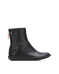 schwarze Leder Stiefeletten von Camper