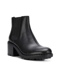 schwarze Leder Stiefeletten von Ash