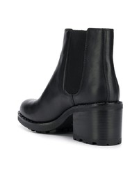 schwarze Leder Stiefeletten von Ash