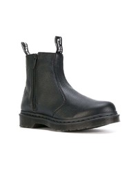 schwarze Leder Stiefeletten von Dr. Martens