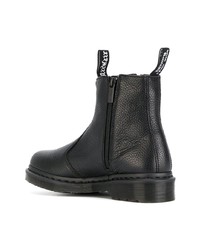 schwarze Leder Stiefeletten von Dr. Martens