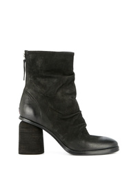 schwarze Leder Stiefeletten von Chuckies New York