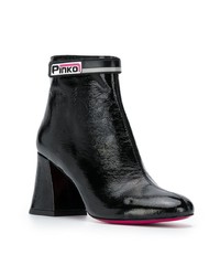 schwarze Leder Stiefeletten von Pinko