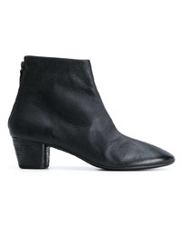 schwarze Leder Stiefeletten von Marsèll