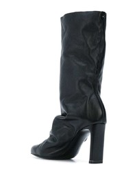 schwarze Leder Stiefeletten von Nicholas Kirkwood