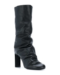 schwarze Leder Stiefeletten von Nicholas Kirkwood