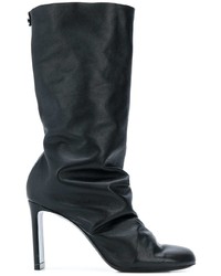 schwarze Leder Stiefeletten von Nicholas Kirkwood