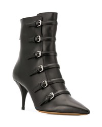 schwarze Leder Stiefeletten von Tabitha Simmons