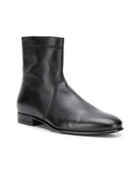 schwarze Leder Stiefeletten von Carvil