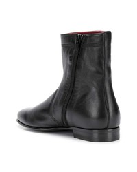 schwarze Leder Stiefeletten von Carvil