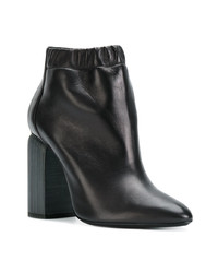 schwarze Leder Stiefeletten von Pierre Hardy