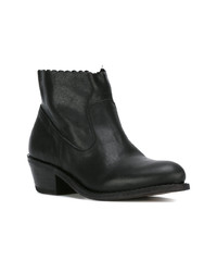 schwarze Leder Stiefeletten von Fiorentini+Baker