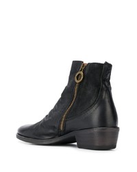 schwarze Leder Stiefeletten von Fiorentini+Baker