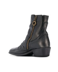 schwarze Leder Stiefeletten von Fiorentini+Baker