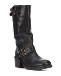 schwarze Leder Stiefeletten von Fiorentini+Baker