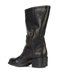 schwarze Leder Stiefeletten von Fiorentini+Baker