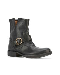 schwarze Leder Stiefeletten von Fiorentini+Baker