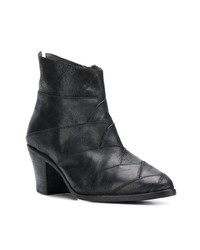 schwarze Leder Stiefeletten von Fiorentini+Baker