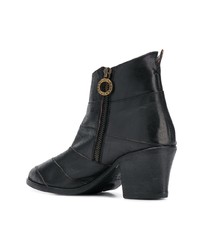 schwarze Leder Stiefeletten von Fiorentini+Baker