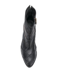 schwarze Leder Stiefeletten von Fiorentini+Baker