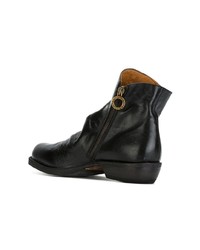 schwarze Leder Stiefeletten von Fiorentini+Baker