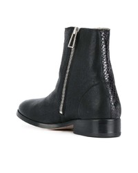 schwarze Leder Stiefeletten von Ps By Paul Smith