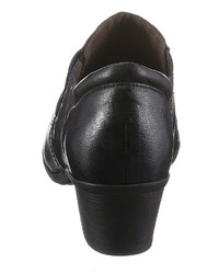 schwarze Leder Stiefeletten von Gabor