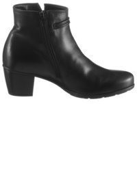 schwarze Leder Stiefeletten von Gabor