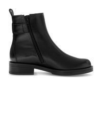 schwarze Leder Stiefeletten von Gabor