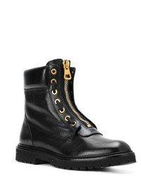 schwarze Leder Stiefeletten von Bally