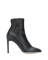 schwarze Leder Stiefeletten von Giuseppe Zanotti Design