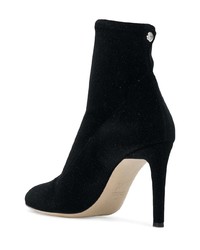 schwarze Leder Stiefeletten von Giuseppe Zanotti Design