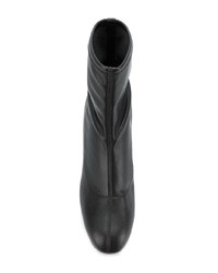 schwarze Leder Stiefeletten von Giuseppe Zanotti Design