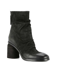 schwarze Leder Stiefeletten von Chuckies New York