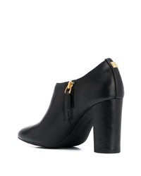 schwarze Leder Stiefeletten von Lauren Ralph Lauren