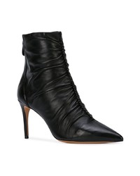 schwarze Leder Stiefeletten von Alexandre Birman